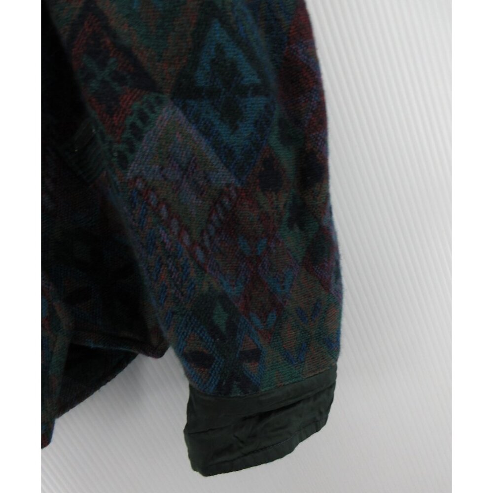 VINTAGE Geiger Blazer 38 Wool Geometric Southwestern Aztec Large - Picture 4 of 16